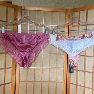 Autograph Panties Silk French Design Lace Panties